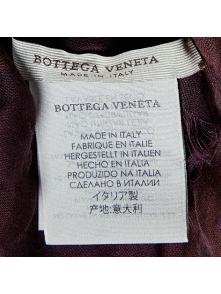 Retro seiden schal Bottega Veneta Vintage braun