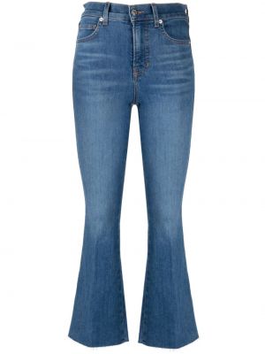 Kõrge vöökohaga teksapüksid Veronica Beard sinine