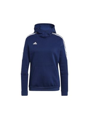 Mikina s kapucí Adidas modrá