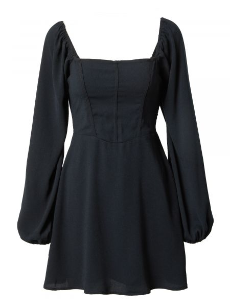 Mini šaty Hollister čierna