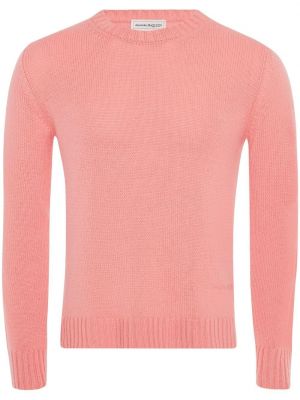 Cashmere genser Alexander Mcqueen rosa