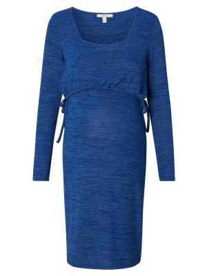 Плетена меланж плетена рокля Esprit Maternity синьо