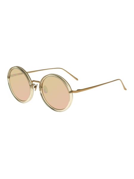 Okulary przeciwsłoneczne z różowego złota Linda Farrow