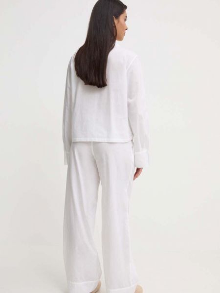 Pamut pizsama Polo Ralph Lauren fehér