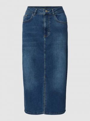 Spódnica jeansowa z kieszeniami More & More niebieska