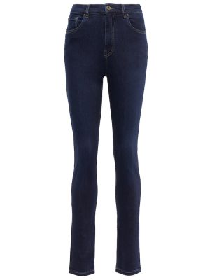 Skinny fit džínsy s vysokým pásom Y/project modrá