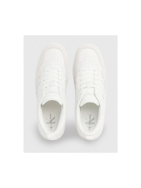 Calzado de cuero Calvin Klein blanco