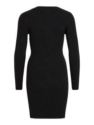Плетена рокля .object черно