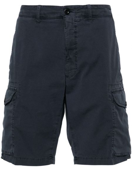 Shorts cargo en coton Incotex bleu