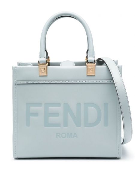 Кожени шопинг чанта Fendi