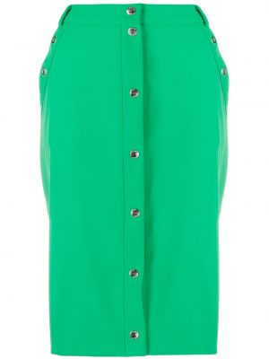 Falda midi de cintura alta Boutique Moschino verde