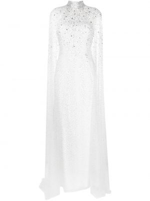 Sukienka wieczorowa z kryształkami Jenny Packham biała