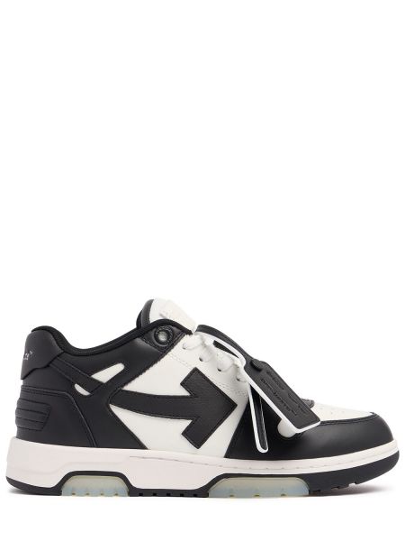 Forretning læder sneakers Off-white hvid