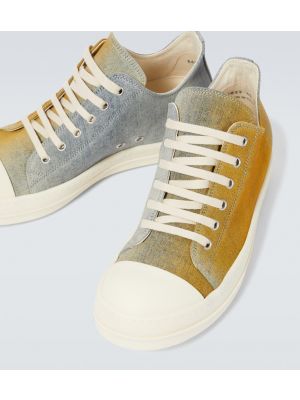 Sneakers con stampa Drkshdw By Rick Owens arancione