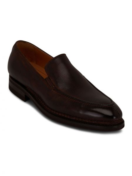 Nahast loafer-kingad Bontoni pruun