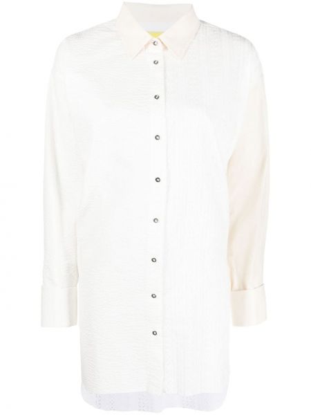Памучна риза Marques'almeida бяло
