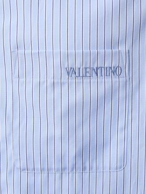 Kokvilnas krekls Valentino zils