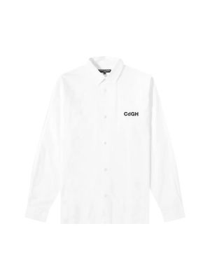 Рубашка с принтом Comme Des GarÇons Homme Plus белая