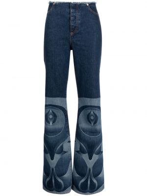 Relaxed fit flare jeans Conner Ives blå