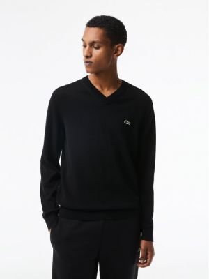 Пуловер Lacoste черно