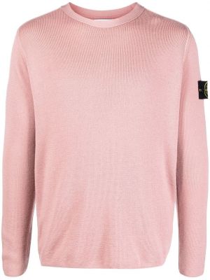 Strikket lang genser Stone Island rosa