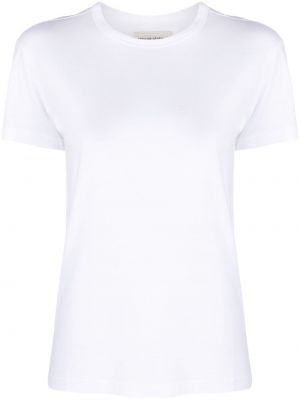 Bavlněné tričko Officine Generale bílé
