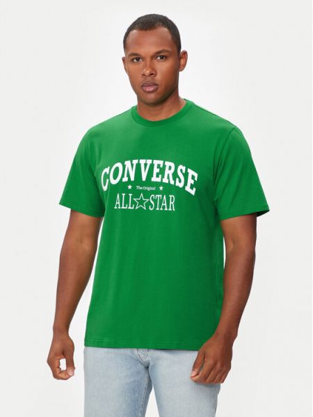 T-shirt rétro Converse vert