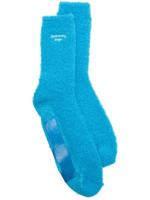 Ponožky s výšivkou Team Wang Design modrá