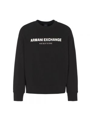 Bluza bawełniana Armani Exchange czarna