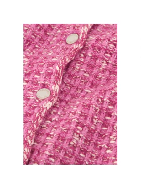 Cárdigan de tweed Fabienne Chapot rosa