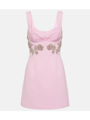 Kleid mit kristallen Rebecca Vallance pink