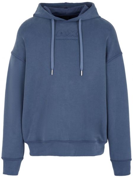 Kapučdžemperis Armani Exchange zils