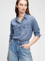 Женские джинсовые рубашки Gap