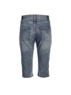 Jeans shorts Saint Laurent blau