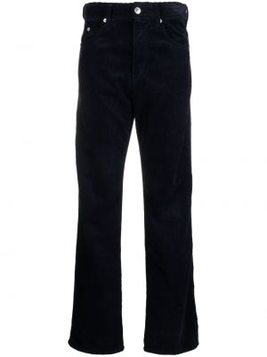 Manšestrové rovné kalhoty Marant Etoile modré