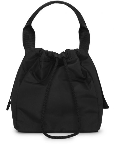 Nakupovalna torba Ganni črna