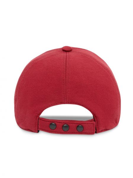 Gorra con bordado Burberry rojo