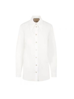 Camicia di cotone Gucci Bianco