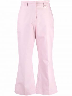 Pantaloni din bumbac Msgm roz