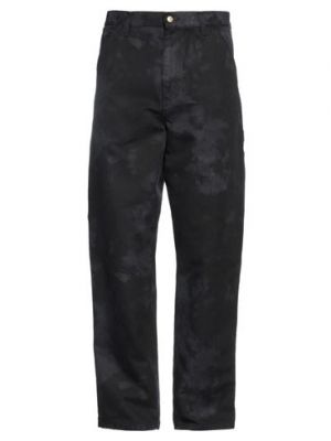 Jeans di cotone Carhartt nero