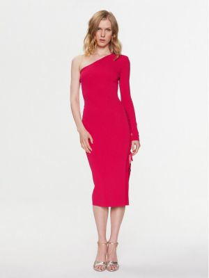 Κοκτέιλ φόρεμα Elisabetta Franchi ροζ