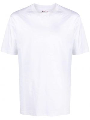 Pamut hímzett póló Kiton fehér