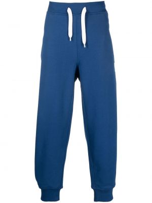 Pantaloni sport Emporio Armani albastru