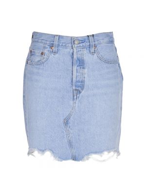 Spódnica jeansowa Levi's niebieska