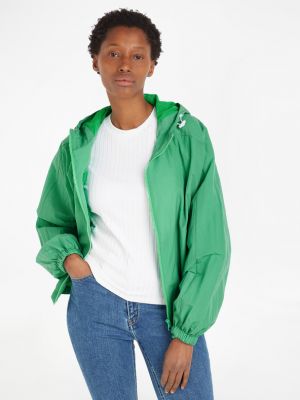 Geacă de blugi Calvin Klein Jeans verde