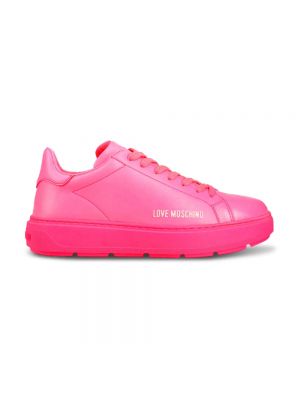 Sneakersy Love Moschino różowe