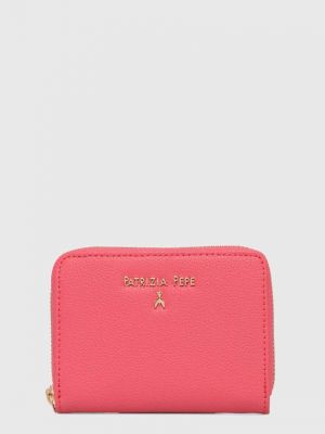 Рожевий шкіряний гаманець Patrizia Pepe