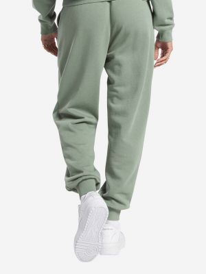 Bavlněné klasické kalhoty Reebok Classic zelené