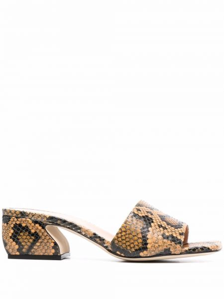 Sandalias de estampado de serpiente Si Rossi