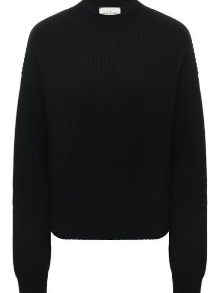 Черный кашемировый свитер Le Kasha